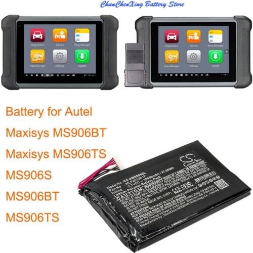 Cameron Sino 10000mAh Diagnostic Scanner Battery for Autel Maxisys MS906BT, Maxisys MS906TS, MS906S, MS906BT, MS906TS