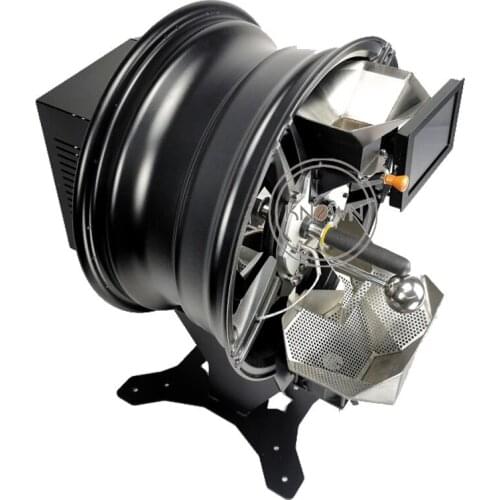 Coffee Roaster Stainless Steel Full Touch Screen Operated Electric Coffee Bean Baking Roasting Machine Coffee Tools Black