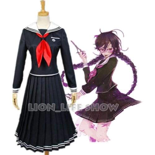Danganronpa Dangan-Ronpa 2 Fukawa Toko Cosplay Costume School Uniform costume