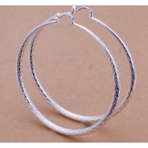 Lovely Pretty Silver Color Earrings For Women Wholesale Free Shipping Charm Christmas Gifts Fashion 925 Jewelry E289