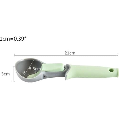 Ice Cream Scoop Ball Shape Spoon Food Scooper for Digging Fruit Mashed Potato R7RC
