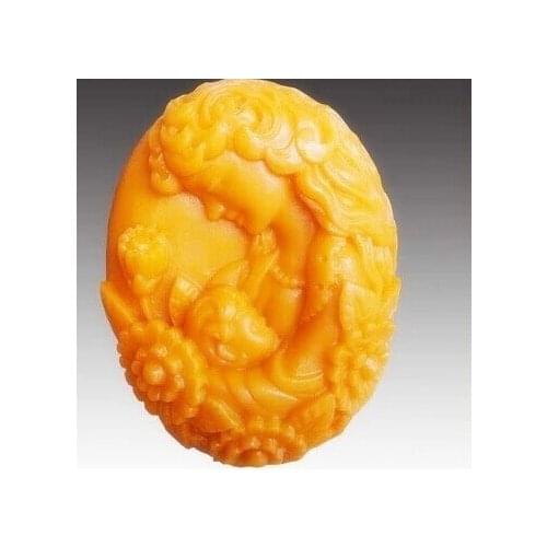 Handmade soap silica gel mould candle soap mould silicone mold for DIY mom and baby
