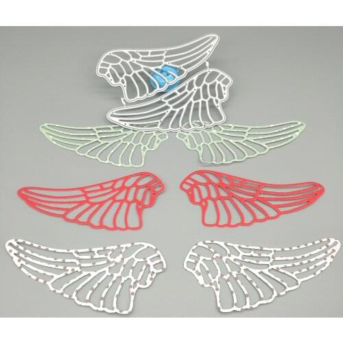 New angels hollow wings metal cutting knife mold Scrapbook stamps Paper card photo album decoration