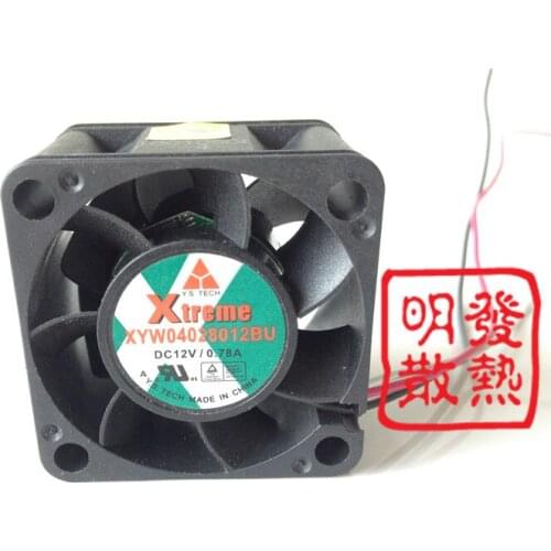 New XYW04028012BU 4028 0.78A 4-wire fan