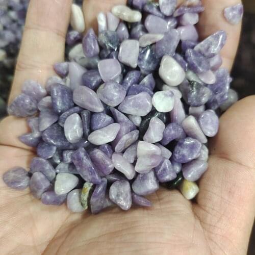 Natural Purple Mica Energy Reiki Duobao Crystal Crushed Stone Fish Tank Aquarium Garden Healing Energy Stone Decoration