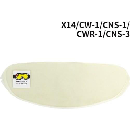 DKS301 Helmet Visor Anti-fog films for X14 Z7 Z-7 CWR-1 NXR RF-1200 X-spirit CNS-3 CNS-1