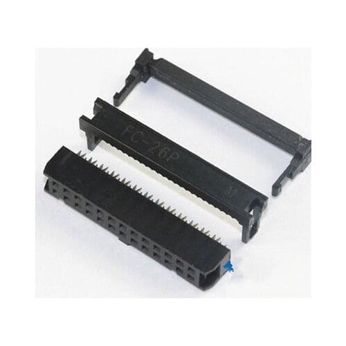 50PCS IDC Socket FC-26P 2.54mm IDC connector 26-pin cable socket 26P 2X13P IDC