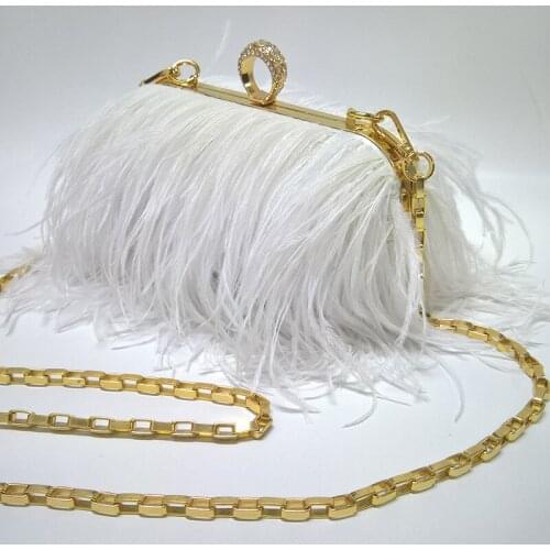 Trendy Solid Plush Shoulder Bag Hard-Surface Elegant Clutches Women Evening Party Purse Handle Clutch Bag Ladies Banquet Purse