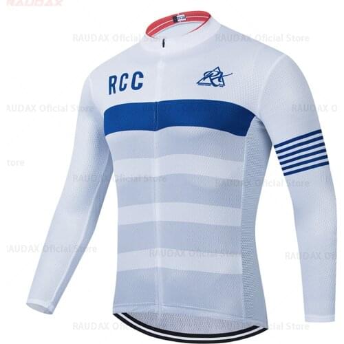 Rcc Spring Autumn Jacket Cycling Jersey Long Sleeve Ropa Ciclismo Hombre Bicycle Wear Breathable Bike Clothing Maillot Ciclism
