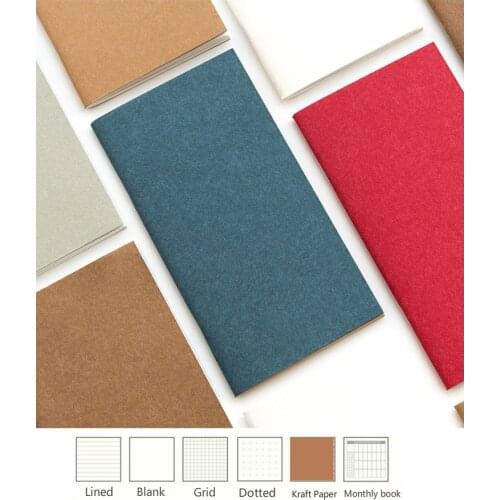 Travelers Notebook Filler Papers For Monthly Weekly Plan Planner Retro Diary Refill Inner Core Vintage Office School Stationery