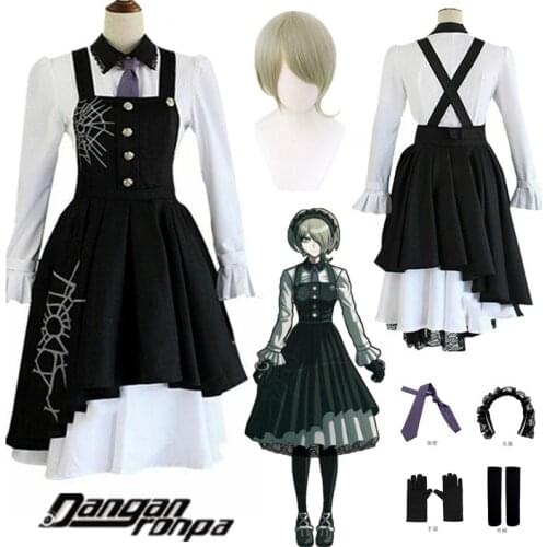 Anime Danganronpa V3 Tojo Kirumi Cosplay Costume for Women Halloween Party Cosplay Uniform Christmas Gif Halloween Carnival Suit