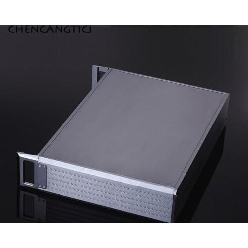 1 Set DIY 84hole 300deep 2U Connector chassis industrial control instrument detection communication equipment aluminum Box