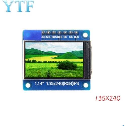 1pcs 1.14inch IPS Module 135*240 ST7789V RGB 65K color screen ST7789V 4-line SPI interface