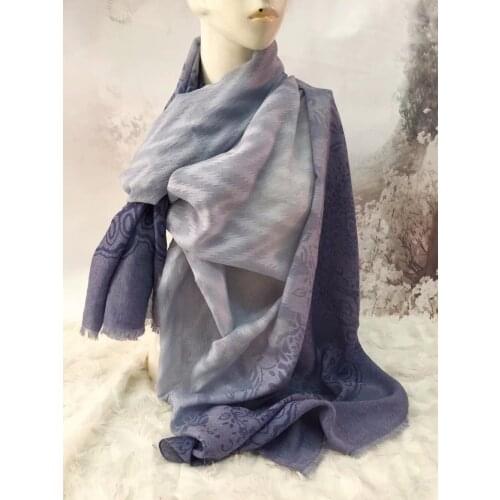 2018 Fashion Flower Print Scarves And Shawl Women Floral Blossom Fringe Scarf Wrap Zigzag Hijab 5 Color Free Shipping