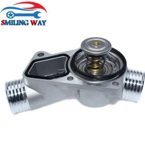 Aluminum Coolant Thermostat 11531721002 + Housing Cover 11531722531 + Seals Gasket For BMW Z3 M3 E36 E34 323 325 328 525