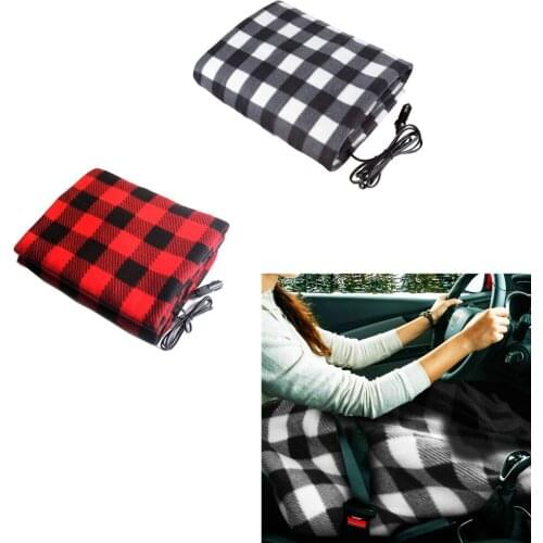 12V Car Electric Blanket Car Mounted Adjustable Temperature Electric Blankets Portable Auto Heating Blanket