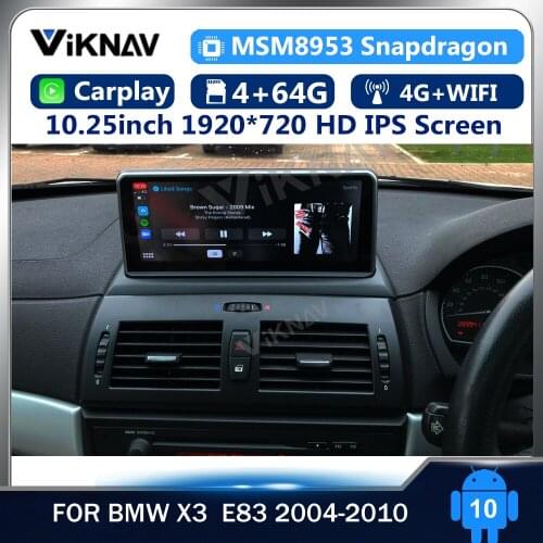 2din 12.3inch Android Car Radio DVD Multimedia Player For BMW X3 E83 2004-2010 GPS Navigation auto Stereo Carplay