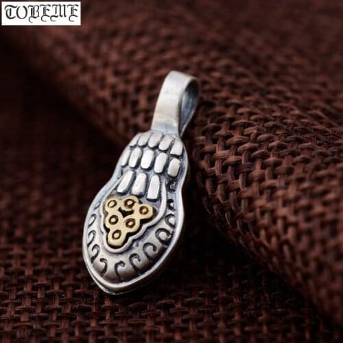Handmade 925 Silver Lotus Bum Counter Sterling Tibetan Malas Bum Counter Buddhist Prayer Beads Bum Counter