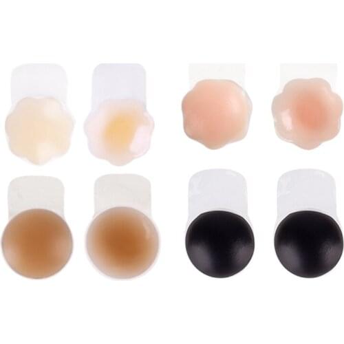 Bra Without Straps Self Adhesive Silicone Instant Lift Up Bra Tape Brassiere Nipple Cover Bra Strapless Pad Invisible Breast