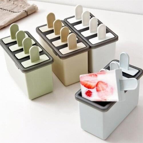 Ice Cream Sticks Mold Jelly Box Plastic Ice Cream Popsicle Mold Ice Tools Reusable Popsicle Jelly Box DIY Frozen Ice Cream Mould