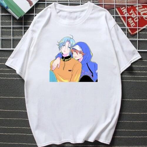 Hot Sale Anime SK8 The Infinity Tshirt Langa Reki Kawaii Harajuku Manga Tee Summer Women Men Cotton Shrot Sleeve Camisetas