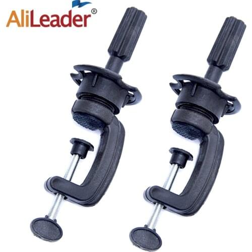 Good Quality Black Mannequin Head For Wig Stand Holder Wig Making Tools Accessories Table Clamp Holder 1piece Wigs Dropship