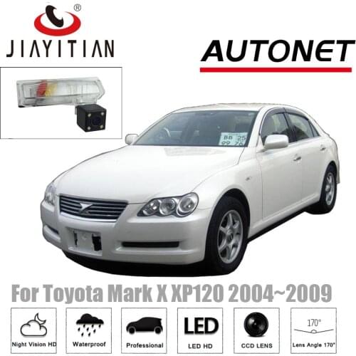 JIAYITIAN rear view camera For Toyota Mark X XP120 2004~2009/CCD/Night Vision Reverse Camera license plate camera backup camera