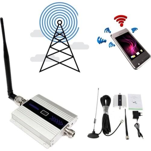 Small Size Alloy LCD GSM 900MHz Mobile Cell Phone Signal Repeater Booster Amplifier Cellular Repeater Device EU/US Plug