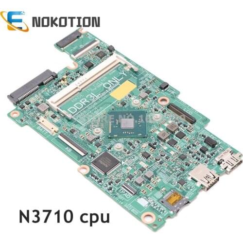 NOKOTION For Dell Inspiron 11 3168 laptop motherboard SR2KL N3710 CPU DRAX BSW 1SP MB 15299-2 Y619T CN-0J71V9 0J71V9 Mainboard