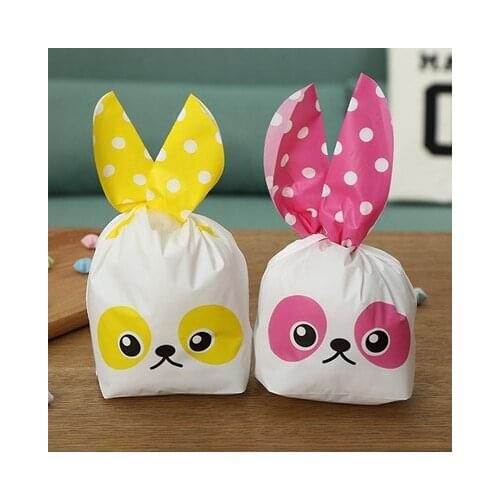 Cute bear plastic bag ,party favour bag,cellophane package ,gift wrapping,cookie snack packaging 100pcs/lot