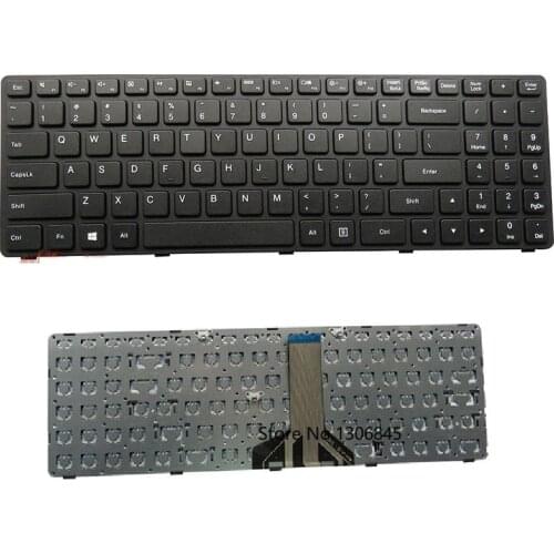 SSEA New US Keyboard for Ideapad 100-15 100-15IBY 100-15IBD 300-15 B50-10 B50-50 Laptop