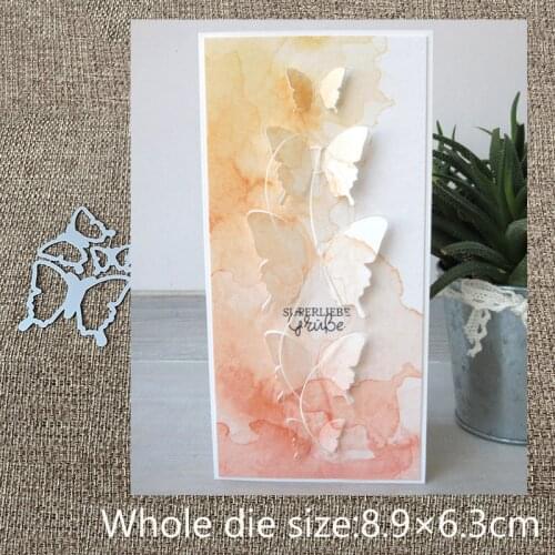 New Design Craft Metal Cutting Die die cuts 3Pcs Butterfly decoration scrapbook Album Paper Card Craft Embossing die cuts