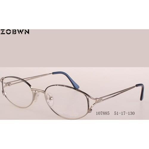 Titanium Fork full frame women eyeglasses gold nerd men brand glasses optical spectacle frame clear lens glasses oculos de grau