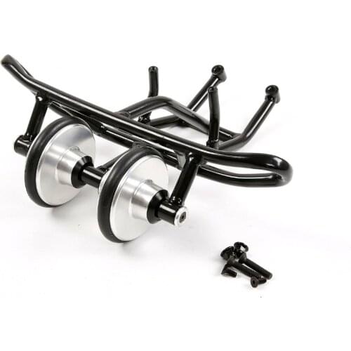 Rear wheel bar wheelie bar with Double wheel For 1/5 HPI KING MOTOR ROVAN baja 5b 5t 5sc rc car parts