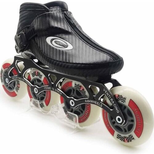 Kids 4X84mm Low Gravity CITYRUN Inline Speed Skates Shoes for 84mm 84A Street Outdoor Road Speed Race Carbon Fiber Roller Patins