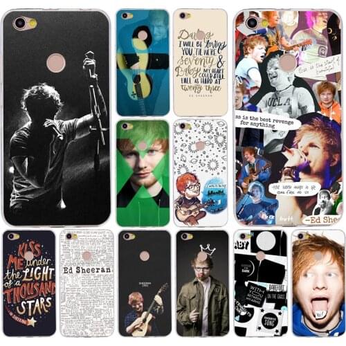 142H Singer Star Ed Sheeran Silicone Soft Tpu Cover phone Case for xiaomi redmi 4a 6a 4x note 5a pro mi a1