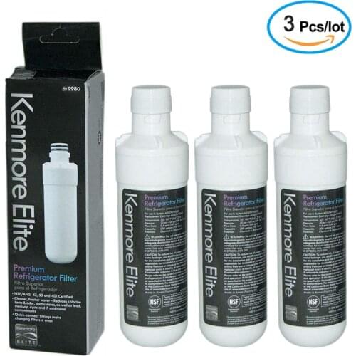 Refrigerator Water Filter Replacement LG LT1000P, LT1000PC, , ADQ74793501, ADQ74793502, Kenmore 46-9980, 9980 (Pack of 3)