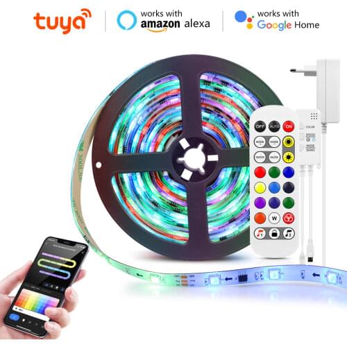 Bluetooth LED Strip WS2811 RGB App Control LED lights Voice and Music Sync Dream Neon lamp For Home Party Disco Backlight Decor