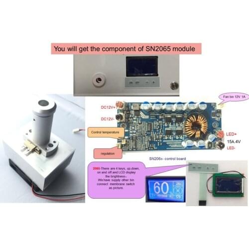 LED endoscope the latest light source module High CRI>90 CT 5700K controller Keyboard LCD display SN2065H