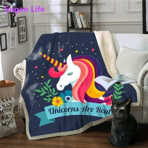 Sugan Life Unicorn Microfiber Large Round Beach Towel Thick Terry Cloth Tassels Blanket Free shipping