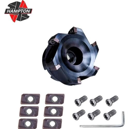 Hampton Face Milling Cutter BAP400R 80 27 6T With 6pcs APMT1604 Carbide Inserts Milling Cutter Machine