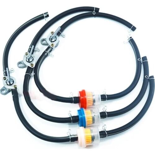 87HE Oil Pipe Fuel Filter Clamp Petrol-Line Gas Hose Gasoline Tube for Dirt Bike Moped Scooter Mini Motorcycle Scooters-ATV