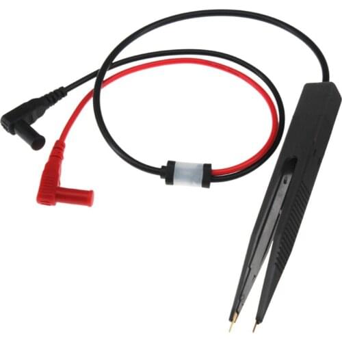 Multimeter Probe 10mm Car Digital Multimeter SMD Inductor Test Clip Meter Probe Tweezers for Resistor Multimeter Capacitor