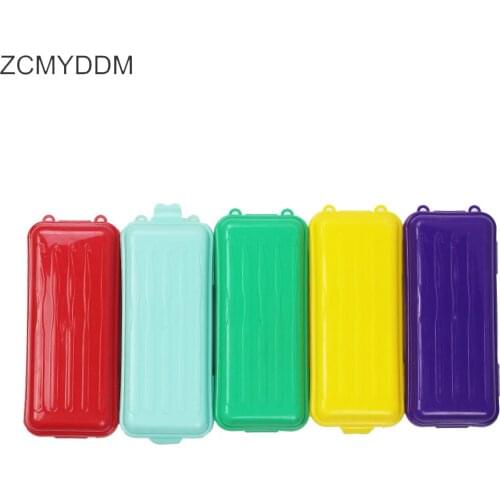 ZCMYDDM 1PC Plastic Crochet Hook Storage Box for Store Crochet Sewing Accessories Needle Case Knitting Tools DIY Sewing Supplies