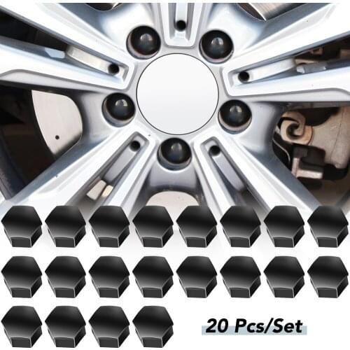 17mm 20 Pcs Car Wheel Nut Caps Protection Covers Caps For bmw X1 X3 X4 X5 X6 X7 e46 e90 f20 e60 e39 f10 audi a4 a6 q5 a3 Benz
