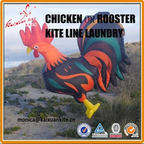 280*250cm Chicken Rooster Kite laundry from Weifang Kaixuan Kite factory