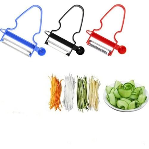 3pcs Vegetable Peeler Stainless Steel Blade Swivel Slicer Julienne Cutter Potatoes Carrots Grater Noodles Shredder Tools Set