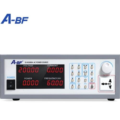 A-BF Variable Frequency Power Supply 220V Laboratory AC Stabilized Power Supply Unit Voltage Regulator 350VA 700VA 1200VA