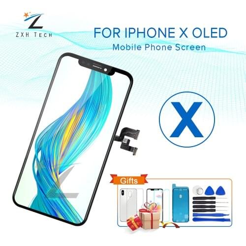 AAA+++ For iPhone X XR XS OLED Screen XS MAX Replacement OEM LCD Display With Great 3D Touch Assembly No Dead Pixel Free Gift