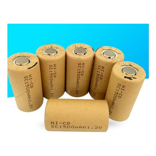 Battery NI-CD SC1500mAh 1.2V 1500mah SC 1500mAh 1.2V rechargeable batteries 15pcs/lot